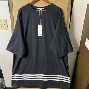 【新品】Y-3 ビッグシルエット デザイン ロングTシャツ XLサイズ