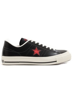  made in Japan Converse one Star J black / red black red 26.5cm 8 -inch sneakers new goods original leather limitation color 