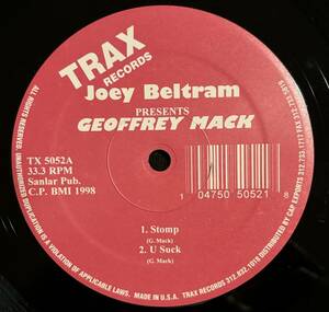 Joey Beltram - Geoffrey Mack 12インチ2枚組 90sテクノ・アシッド