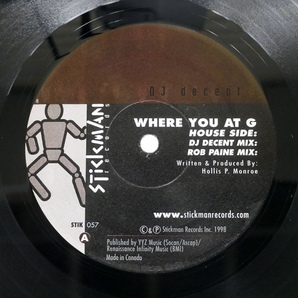 DJ Decent - Where You At G? 90sハウス・ブレイクビーツの画像1