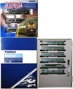 TOMIX 98359 JR EF81・24系トワイライトエクスプレス基本セットA+98956 24系客車(特別なトワイライトエクスプレス)増結セット 通電確認のみ
