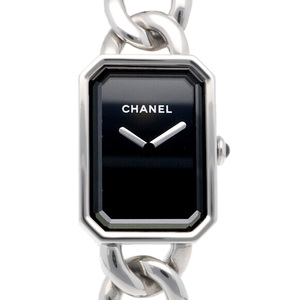  Chanel Premiere wristwatch clock stainless steel H3250 quarts lady's 1 year guarantee CHANEL used 