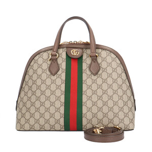 グッチ シェリー ショルダーバッグ GGスプリームキャンバス 524533 520981 ベージュ レディース GUCCI 中古