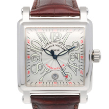 フランクミュラー コンキスタドール コルテス 腕時計 時計 ステンレススチール 10000HSC 自動巻き メンズ 1年保証 FRANCK MULLER 中古_画像1