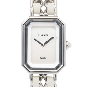  Chanel Premiere M wristwatch clock stainless steel H1639 quarts lady's 1 year guarantee CHANEL used 