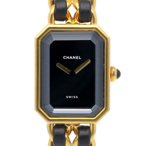  Chanel Premiere L wristwatch clock GP H0001 quarts lady's 1 year guarantee CHANEL used 