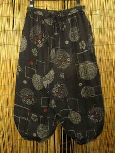 [SALE]② new goods * man and woman use * cotton material * peace pattern *... manner * Aladdin pants 