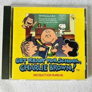 【ジャンク】 　”GET READY FOR CHARLIE BROWN!”　CD-ROM