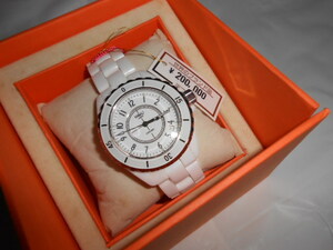 新品 定価２０万 ＨＡＫＵ　高級メンズ　セラミック 　白　ホワイト　腕時計　