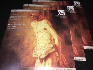 3CD J.S. バッハ マタイ受難曲 ヘレヴェッヘ ヤーコプス シャペル・ロワイヤル 旧録音 BWV.244 全曲 Bach Matthaus Passion DHM