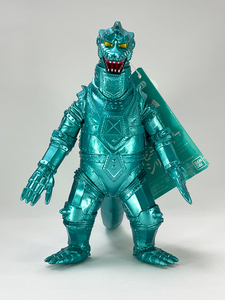  Bandai Movie Monstar series Godzilla * store limitation Mechagodzilla (1975) metallic green ver. sofvi doll Mechagodzilla. reverse .