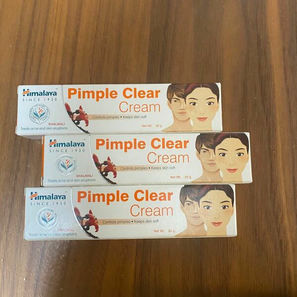 ☆Himalaya pimple clear cream 20g×3 にきび用