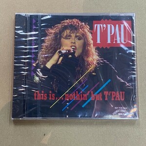 即決あり！ 未開封CD！JAPAN PROMO ONLY！ T'PAU / this is ... nothin but T'PAU / VJPR-12 検) 80’s POPS 