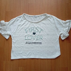 (42)Lindauer　size140　白色半袖Ｔシャツ