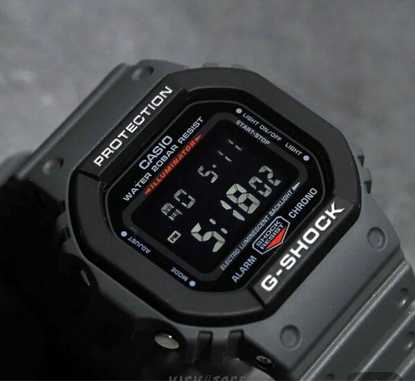 カシオ　デジタル腕時計G-SHOCK 新品　ブラックベゼル　海外並行輸入モデル