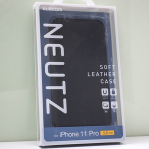 Apple iPhone 11 Pro (5.8インチ)用 NEUTZ 手帳型ケース ソフトレザーケース 磁石付 ネイビー 紺 未開封品 iPhone11Proケース