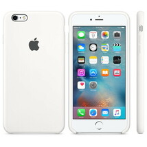 iPhone 6s Plus , iPhone 6 Plus 用 アップル 純正 シリコンケース シリコーンケース ホワイト 白 White Apple純正 ケース 訳あり 未使用品_画像2