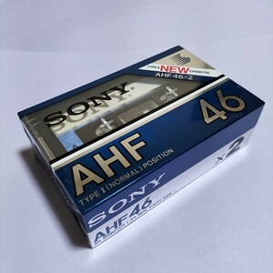 【未開封2本】カセットテープ★SONY★ソニー★AHF★AHF46★ノーマルカセットテープ★②