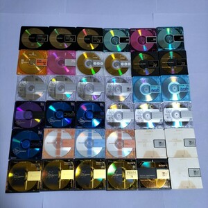 【初期化済36枚】MDディスク★MD Mini Disc★ミニディスク★SONY★TDK★DENON★PRISM★COLOR Collection★ES★Neige★LAPISIA★他★①