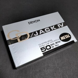 【未開封1本】カセットテープ★DENON★JACK Ⅳ★JACK Ⅳ50★メタルカセットテープ★METAL★①