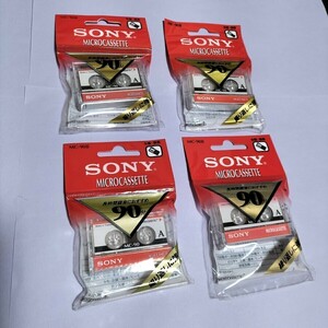 【未使用4本】★SONY★マイクロカセットテープ★ MC-90★③