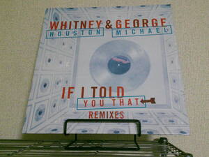 EU-Promo12' Whitney Houston & George Michael/If I Told You That-Remixes