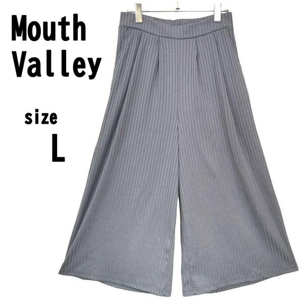 【L】Mouth Valley マウスバレー レディース パンツ 薄手 ワイド