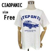 【F】CIAOPANIC チャオパニック レディース プリント Tシャツ 半袖_画像1