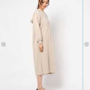 ワンピース レディース エバーシンス 長袖 フード ポケット付き