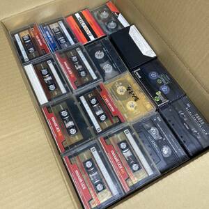 S917[120ps.@ set sale ]* cassette tape * TDK MAXELL normal position ( recording * used .) all in the case present condition goods 