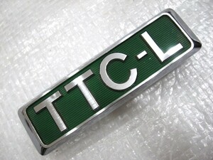 ★希少 トヨタ TTC-L トヨタトータルクリーンシステム カローラ スプリンター ロゴ リアエンブレム 1点 旧車 中古