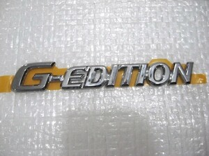 ★希少 GエディションG-EDITION カローラフィールダー? NRE160? COROLLA TOYOTA 新品 車種＆型式不明 ロゴ エンブレム 1点 旧車B