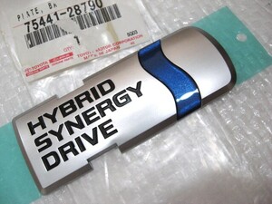 ★希少 HSD ハイブリッド ハイブリッドシナジードライブ 40×102 75441-28790 新品 車種不明 エンブレム １点 旧車2