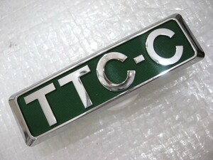 ★希少 TTC-C 排ガス規制 トヨタトータルクリーンシステム セリカ2000GT クラウン スターレット コロナ カリーナ エンブレム 1点旧車中古2