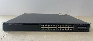 Cisco WS-C3650-24TS-E V04 03.06.06E 24-Port Switch 2x PWR-C2-250WAC 2x C3650-STACK 初期化済み