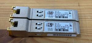 2本セット Cisco シスコ 純正 GLC-TE Transceiver Module 30-1475-01