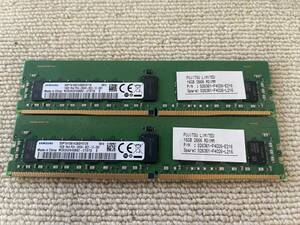 2 шт. комплект итого 32GB Samsung M393A2K40BB2 16GB 1Rx4 PC4-2666V DDR4 ECC REG память сервер для Fujitsu S26361-F4026-E216