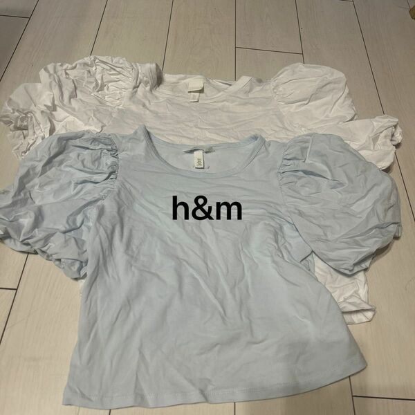 h&m パフスリーブ　 Tシャツ