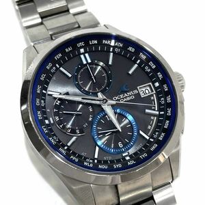 CASIO カシオ OCEANUS オシナアス クラシックライン OCW-T2600-1AJF タフソーラー チタン グレー文字盤 送料無料