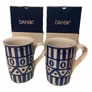  新品未使用　DANSK ダンスク マグ アラベスク 320ml 2個セット　電子レンジオーブン食洗器対応 マグカップ