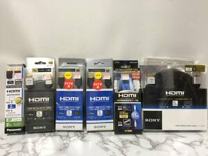 HDMIケーブル　6本セット　まとめ　未使用　1.5m～5m　ソニー　パナソニック　　　　B2.1　　　AAA