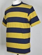 FREEWHEELERS フリーホイーラーズ HORIZONTAL STRIPE ボーダー Tシャツ DARK DRY GOLD×DEEP INK NAVY 1625001 Medium b6619_画像3