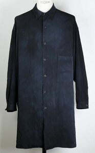 20AW Yohji Yamamoto POUR HOMME ヨウジヤマモト プールオム アンレベル ダイイング クラシック ビッグシャツ size 3 b8023