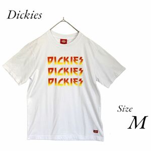 Dickies　ディッキーズ　 半袖Tシャツ　ビッグロゴ　プリント　ホワイト