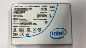 Intel SSD DC D3600 Series 2TB SSDPD2ME020T4 2.5 NVMe/PCIe SSD 2.0T* free shipping * used *