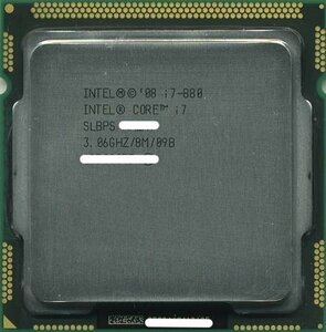 中古完動品★本体PC用CPU Intel CPU Core i7-880 3.06GHz 8M★送料無料★初期保障あり★当日発送