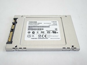 内臓SSD 2.5インチ ノート用SSD 128GB　TOSHIBA SATA ハードディスク　THNSNH128GCST ★送料無料★初期保障有★中古