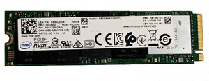 ★中古動作品★送料無料★INTEL NVMe M.2 SSD SSDPEKKF256G7L SATA3 256GB 増設SSD