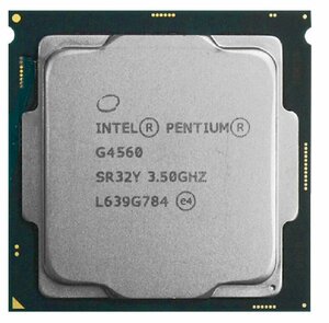 動作品★初期保証付★デスクトップPC用CPU INTEL Pentium G4560 CPU 第7世代　3.5GHZ★送料無料