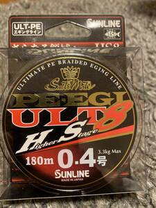  new goods Sunline soruti Mate SUNLINE PE-EGI ULT HS8 0.4 number 180m volume 